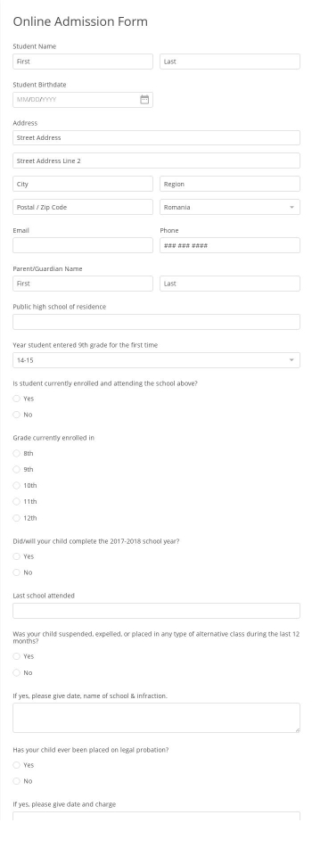 Free Forms 247FormsBuilder