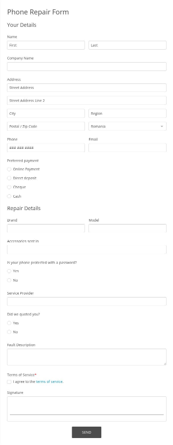 Free Forms 247FormsBuilder