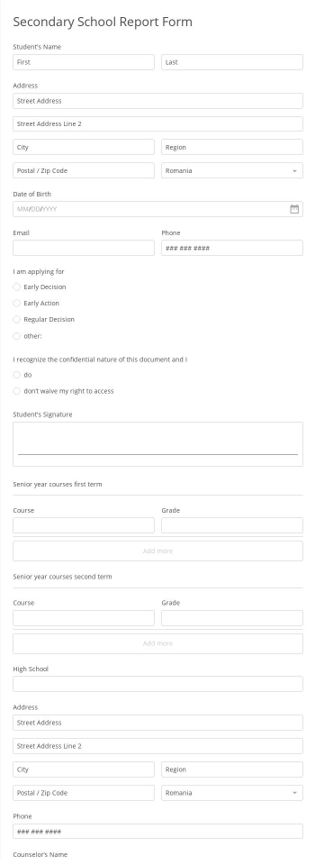Free Forms 247FormsBuilder